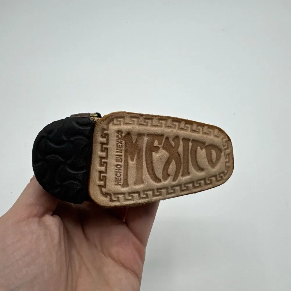 Shot Glass Tall‎ Boy Leather Boot Hand Made in Mexico